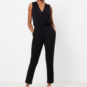 Lou & Grey Signature Soft blend Crossover Jumpsuit